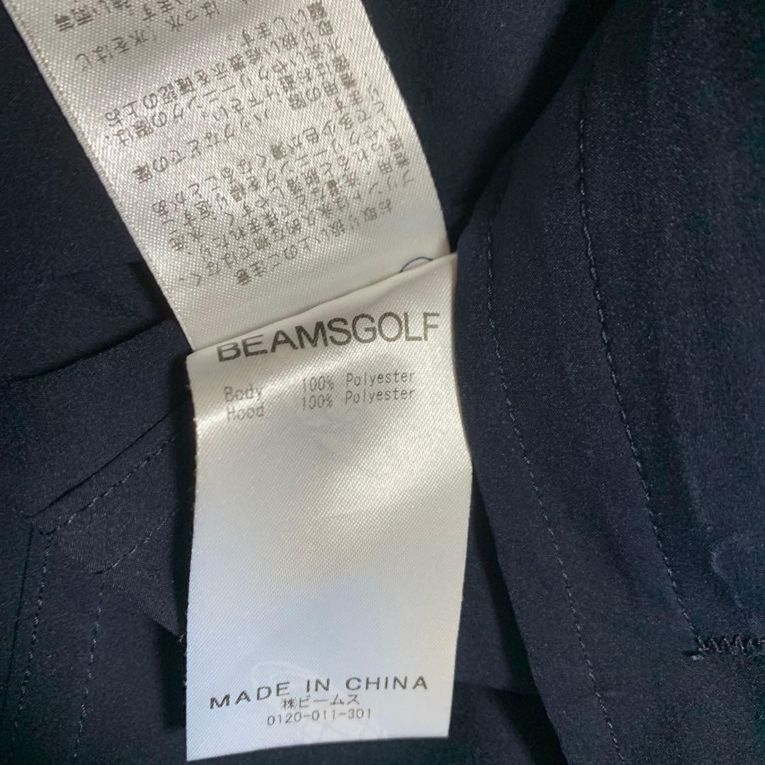 BEAMS GOLF ナイロンジャケット コーチジャケット　ネイビー　L
