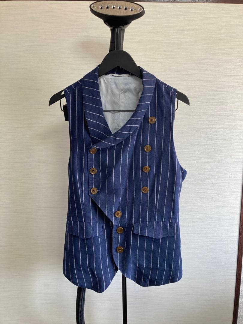 【VivienneWestwood MAN】ストライプ3ピース　セットアップ