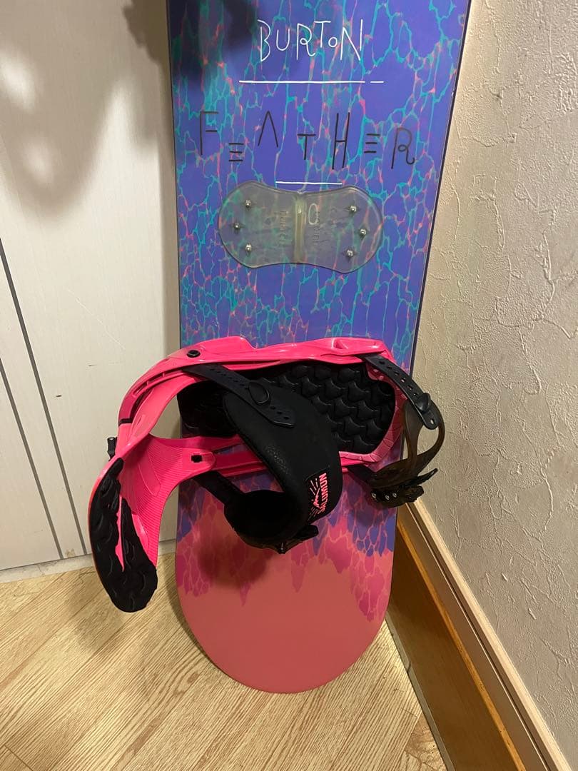 初中級者専用設計！BURTON feather 140 サロモンバインセット