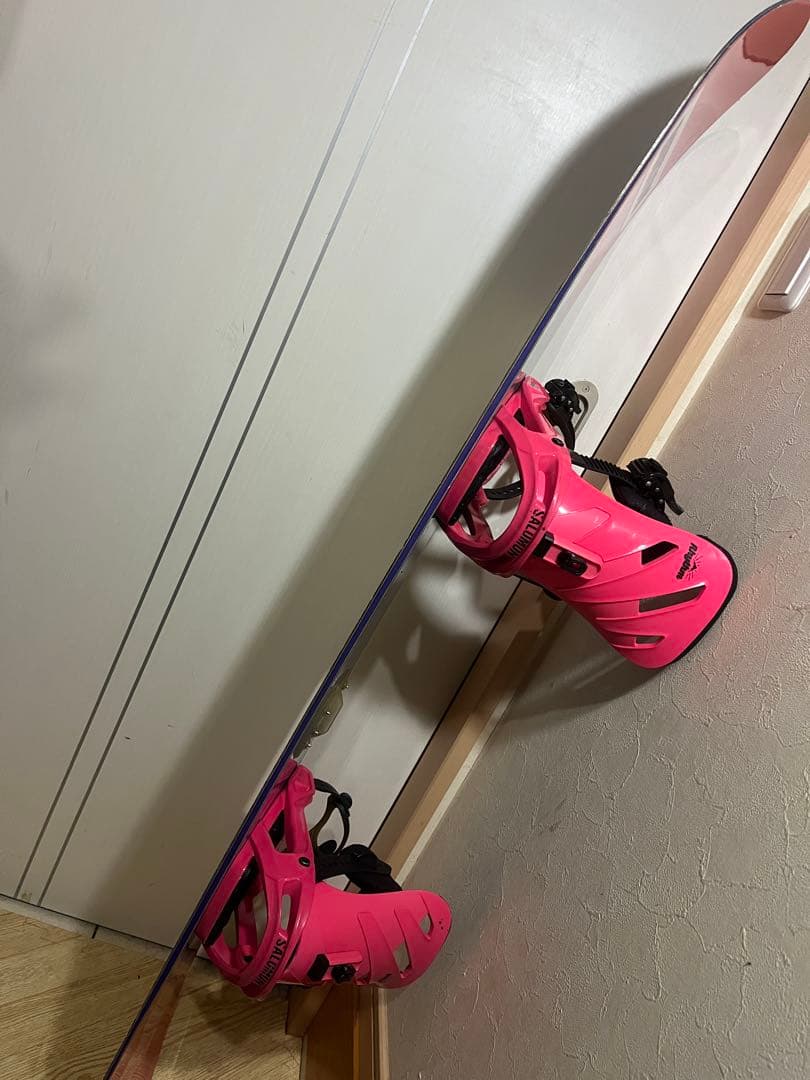 初中級者専用設計！BURTON feather 140 サロモンバインセット