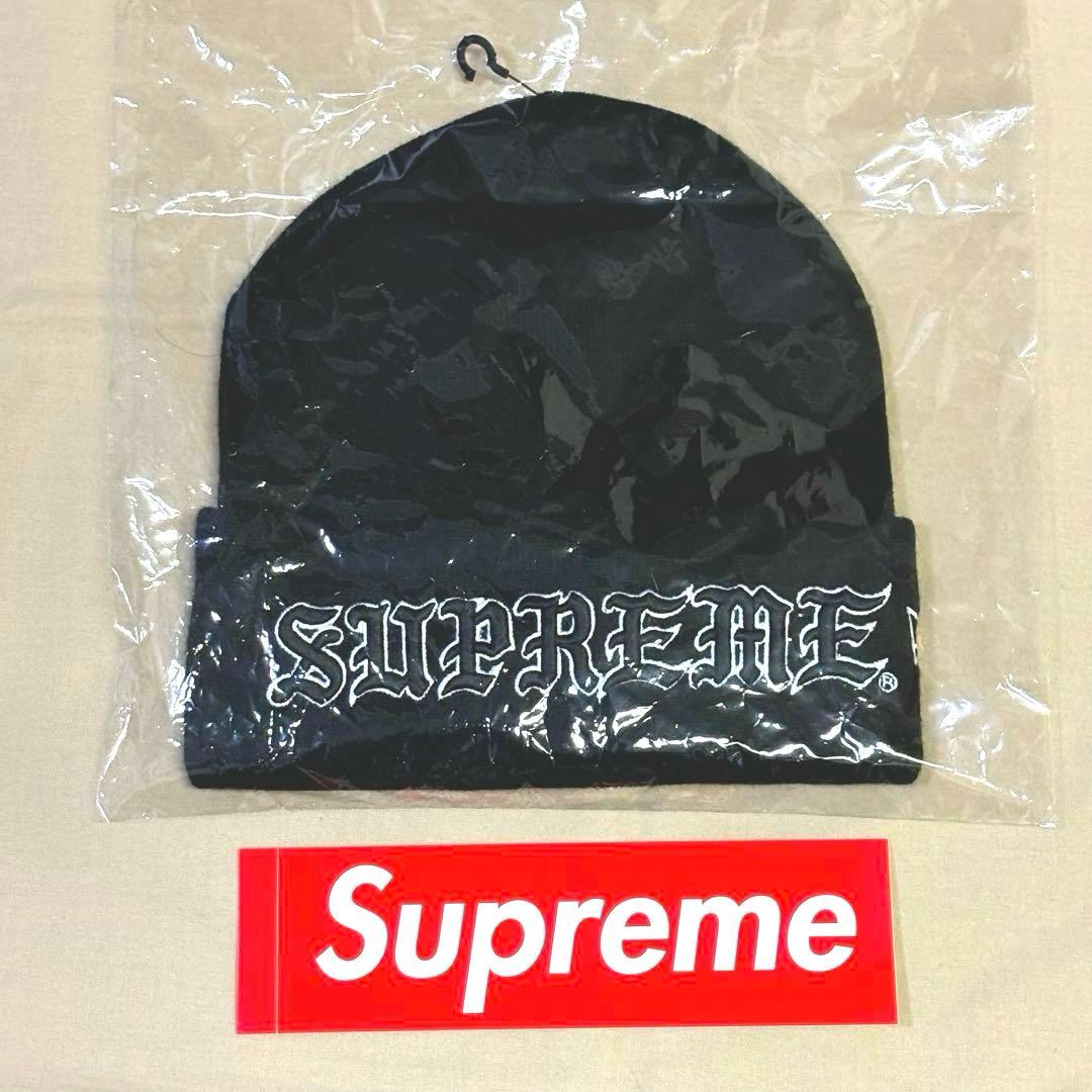 Supreme New Era Old English Beanie 新品未使用