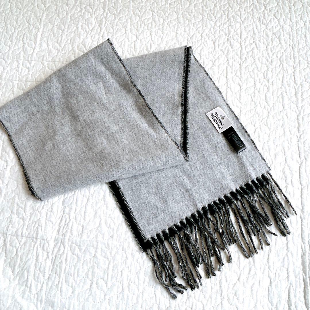 Vivienne Westwood マフラー ビッグオーブ リバーシブル ウール