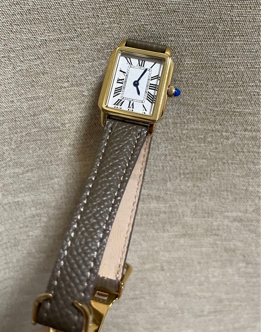 Demi-Luxe BEAMS / Dバックル レザーウォッチ