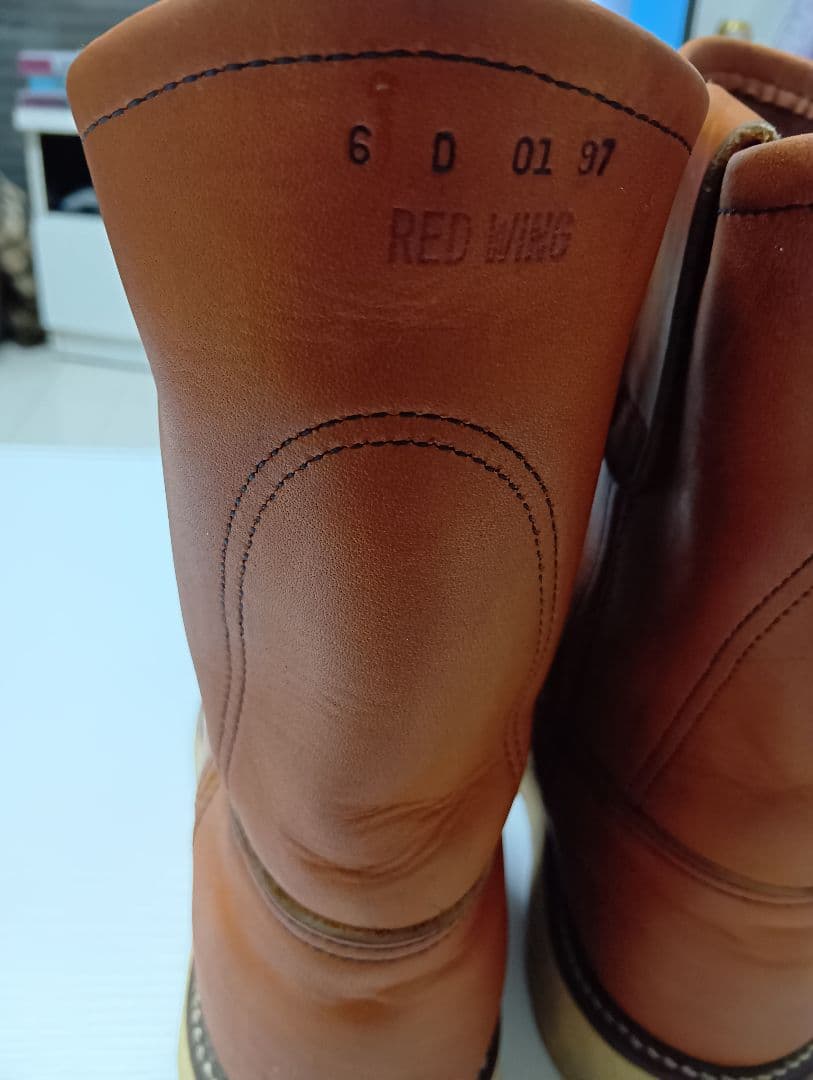 REDWINGペコスブーツ 866 犬タグ 6D