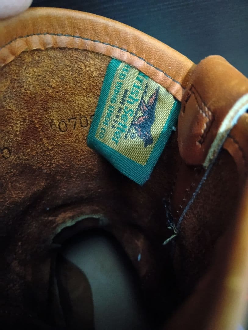 REDWINGペコスブーツ 866 犬タグ 6D