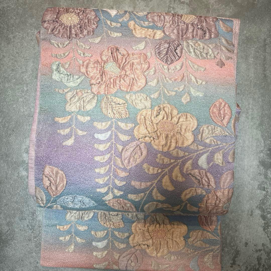 辻ヶ花の膨れ織の帯♡可愛すぎるピンク