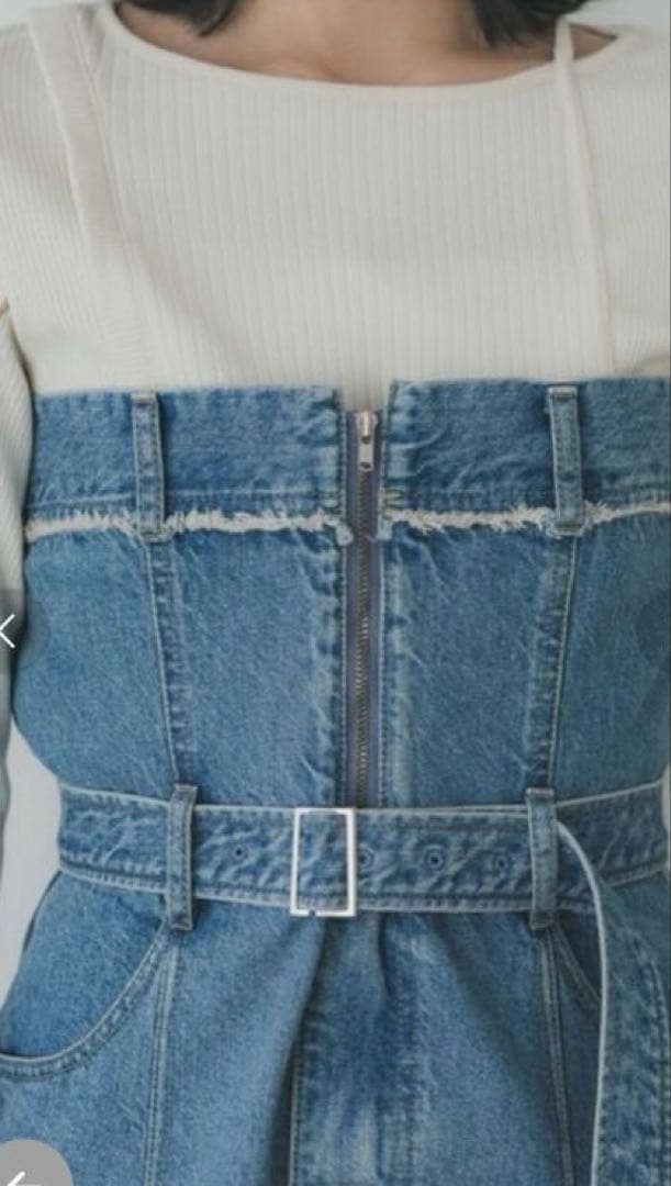 PUBLC TOKYO ベアトップワンピース　オールインワン　サロペット