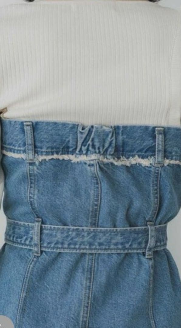 PUBLC TOKYO ベアトップワンピース　オールインワン　サロペット