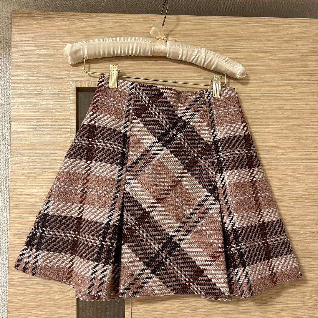 す*様 ロービングチェックミニスカート　SNIDEL