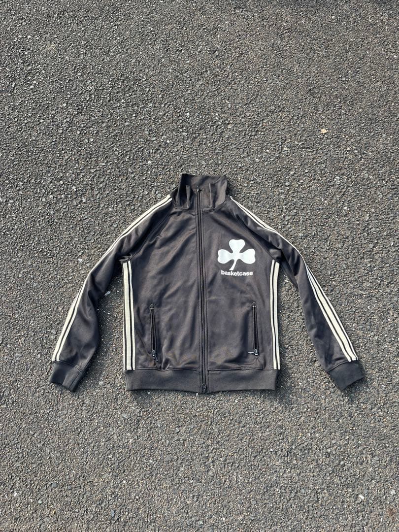 basketcase クローバー ロゴ ジャケット