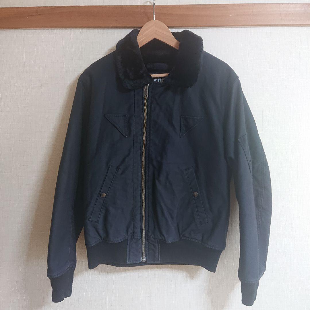 た*ち様 Schott ネイビー MA-1ジャケット Lサイズ