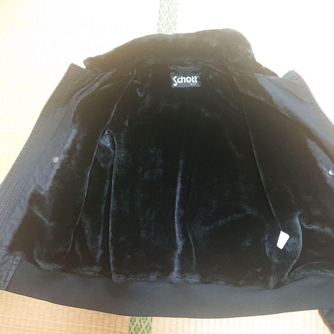 た*ち様 Schott ネイビー MA-1ジャケット Lサイズ