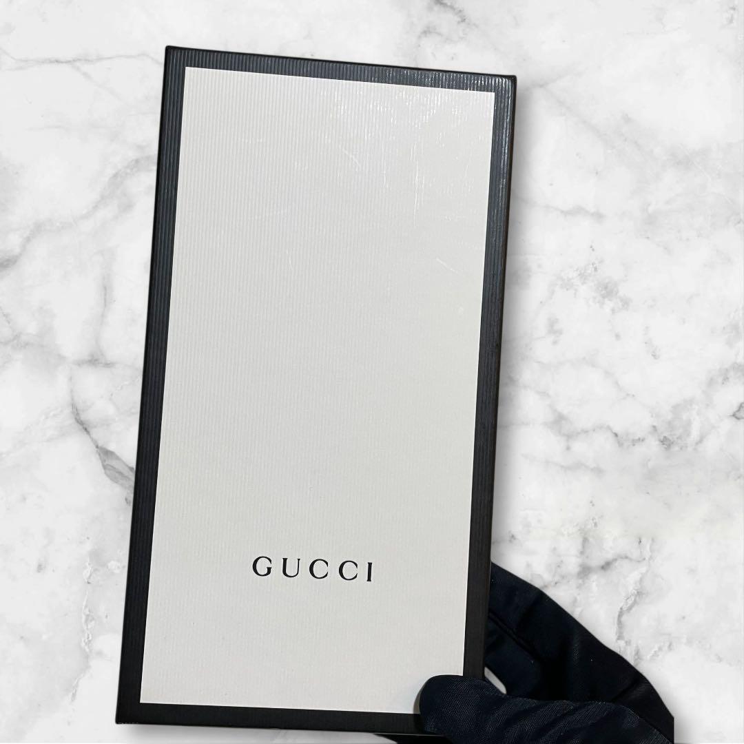 【極美品】GUCCI ダークブラウン ラウンドファスナー長財布