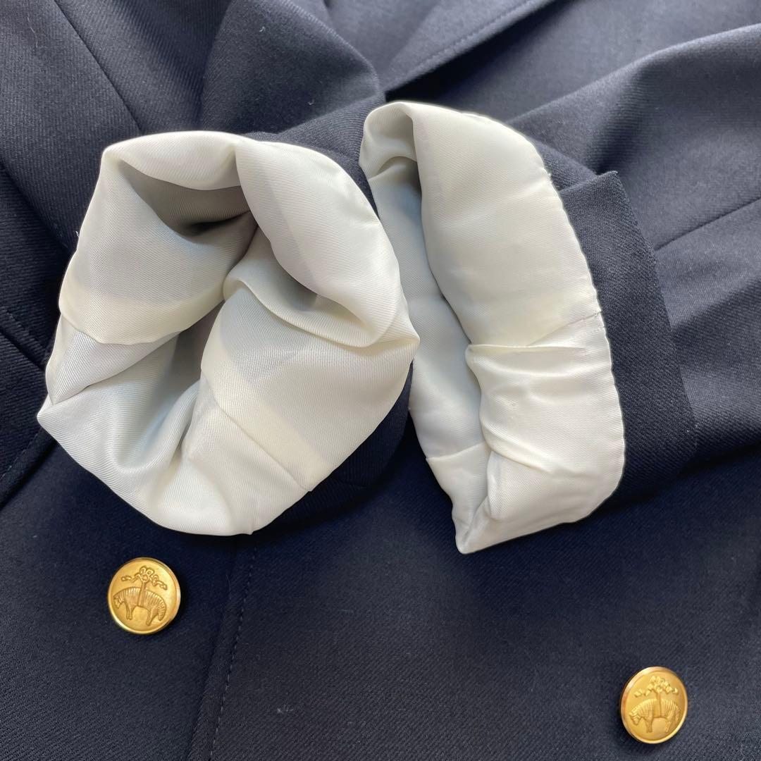 【希少】ブルックスブラザーズ　ダブル　テーラードジャケット　紺ブレ　金ボタン　M