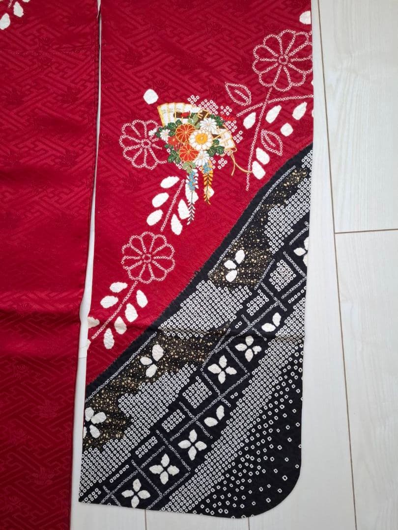 振袖　正絹　帯　帯締め　帯揚げ　セット