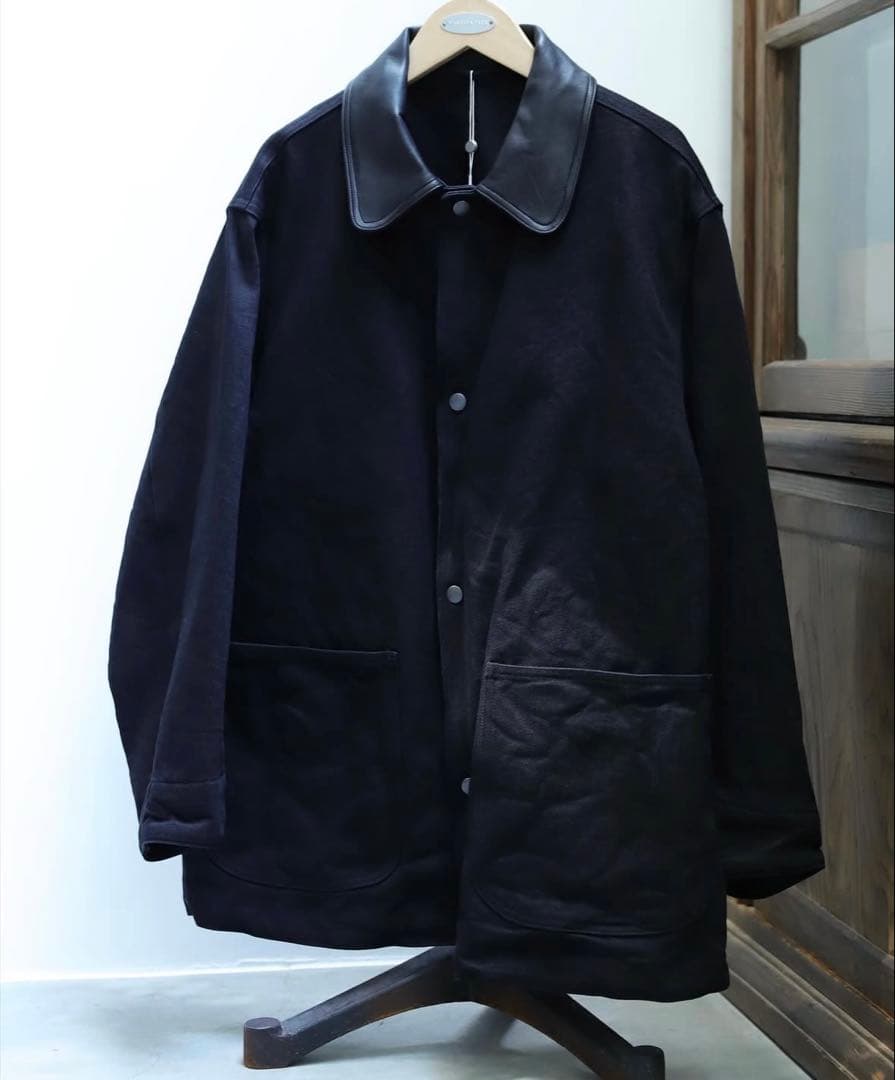 COMOLI 25AW デニムレザーワークジャケット　コモリ サイズ2