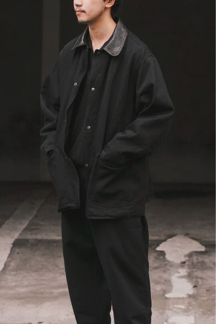 COMOLI 25AW デニムレザーワークジャケット　コモリ サイズ2