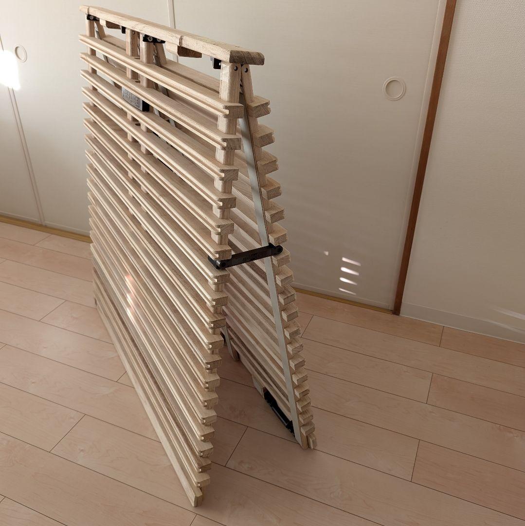 すのこベッド 折りたたみ シングル