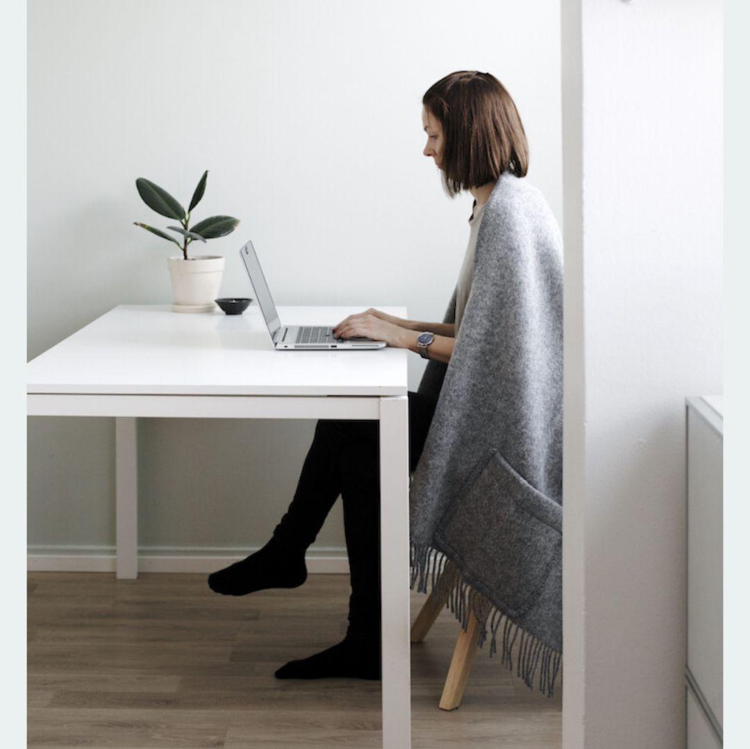 ✨未使用✨LAPUAN KANKURIT　UNI　ポケットショール　グレー