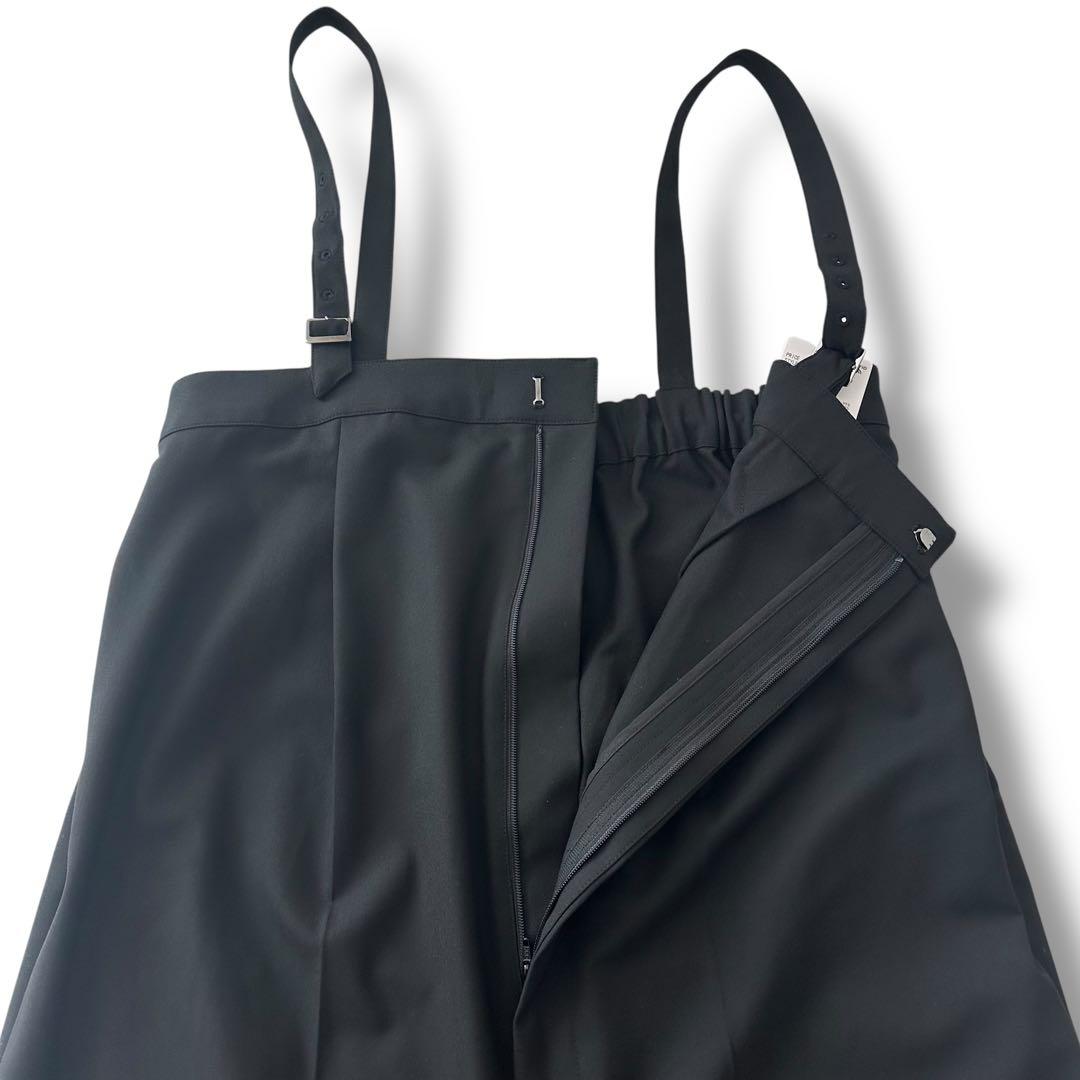 新品 スピックアンドスパン 24AW ベアオールインワン ブラック 38