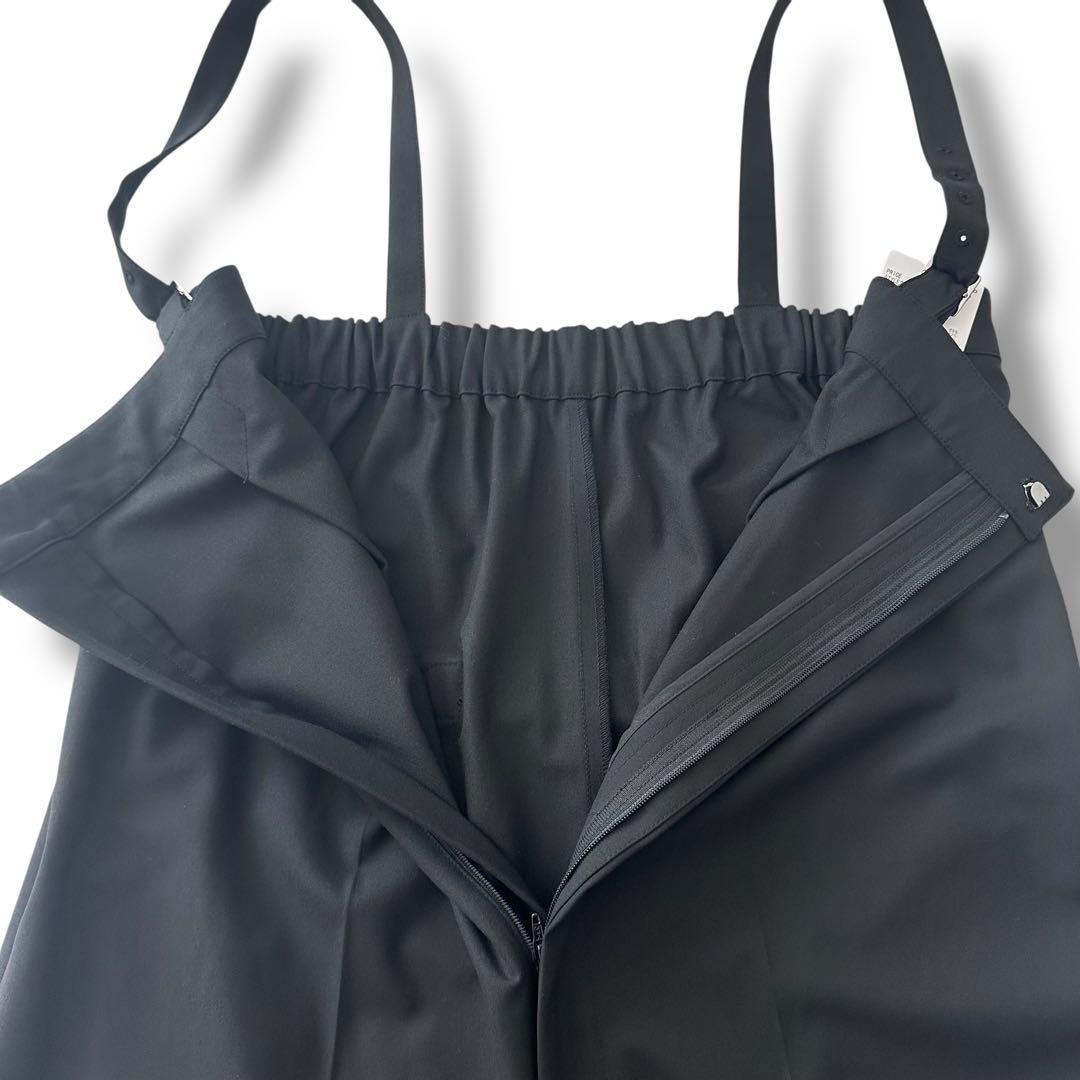 新品 スピックアンドスパン 24AW ベアオールインワン ブラック 38