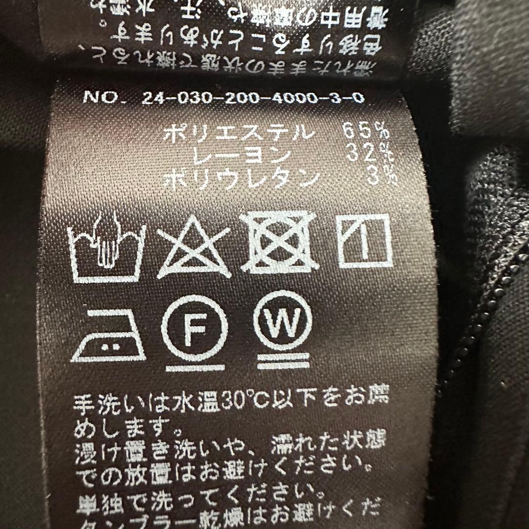 新品 スピックアンドスパン 24AW ベアオールインワン ブラック 38