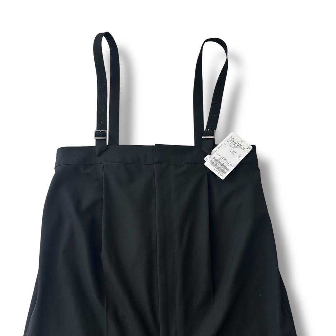 新品 スピックアンドスパン 24AW ベアオールインワン ブラック 38