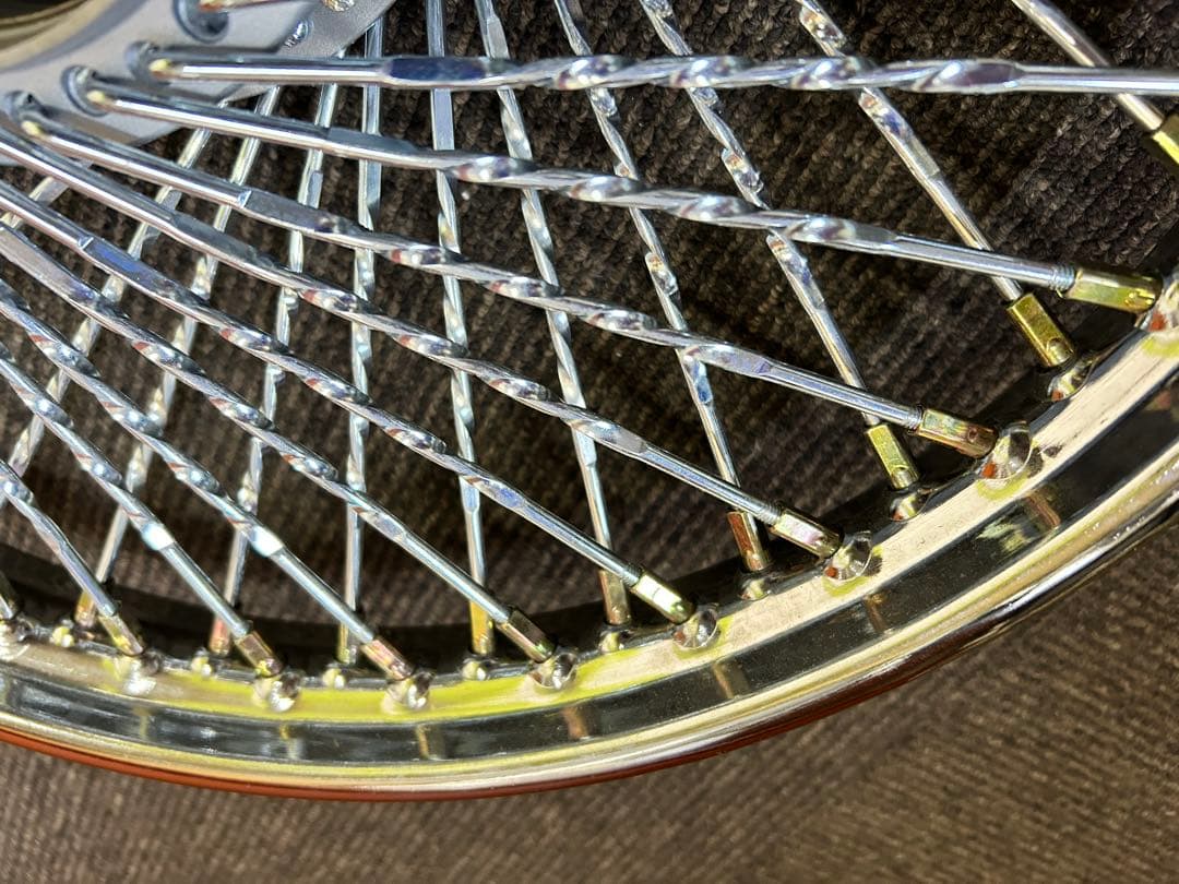 【スーパーカブ向け　ツイストスポークホイール 前後セット】