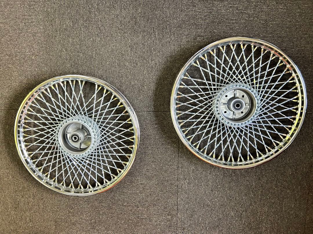 【スーパーカブ向け　ツイストスポークホイール 前後セット】