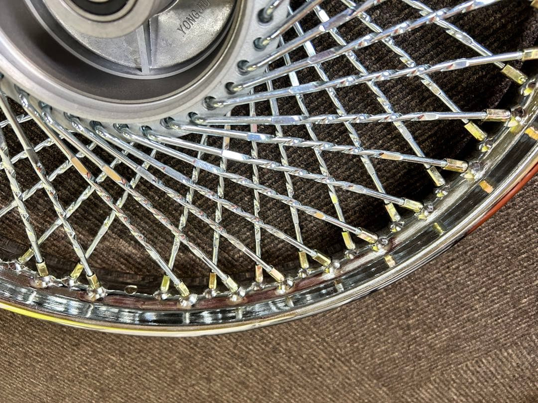 【スーパーカブ向け　ツイストスポークホイール 前後セット】