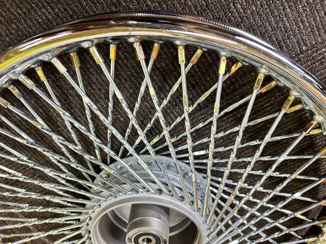 【スーパーカブ向け　ツイストスポークホイール 前後セット】