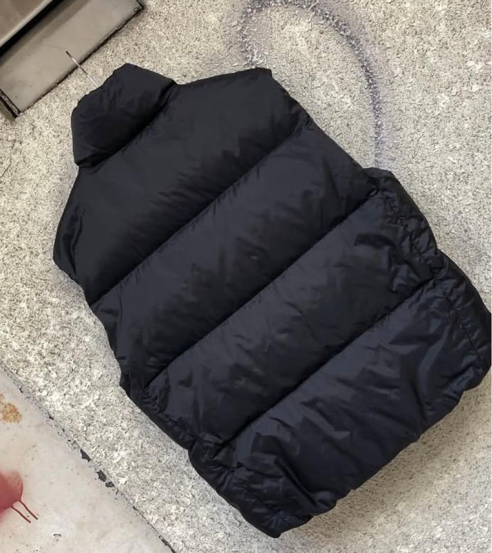 貴重★old gap 黒 ダウンベスト ジッパーポケット付き