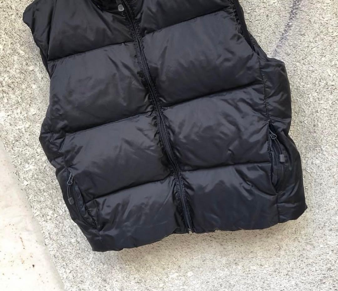 貴重★old gap 黒 ダウンベスト ジッパーポケット付き