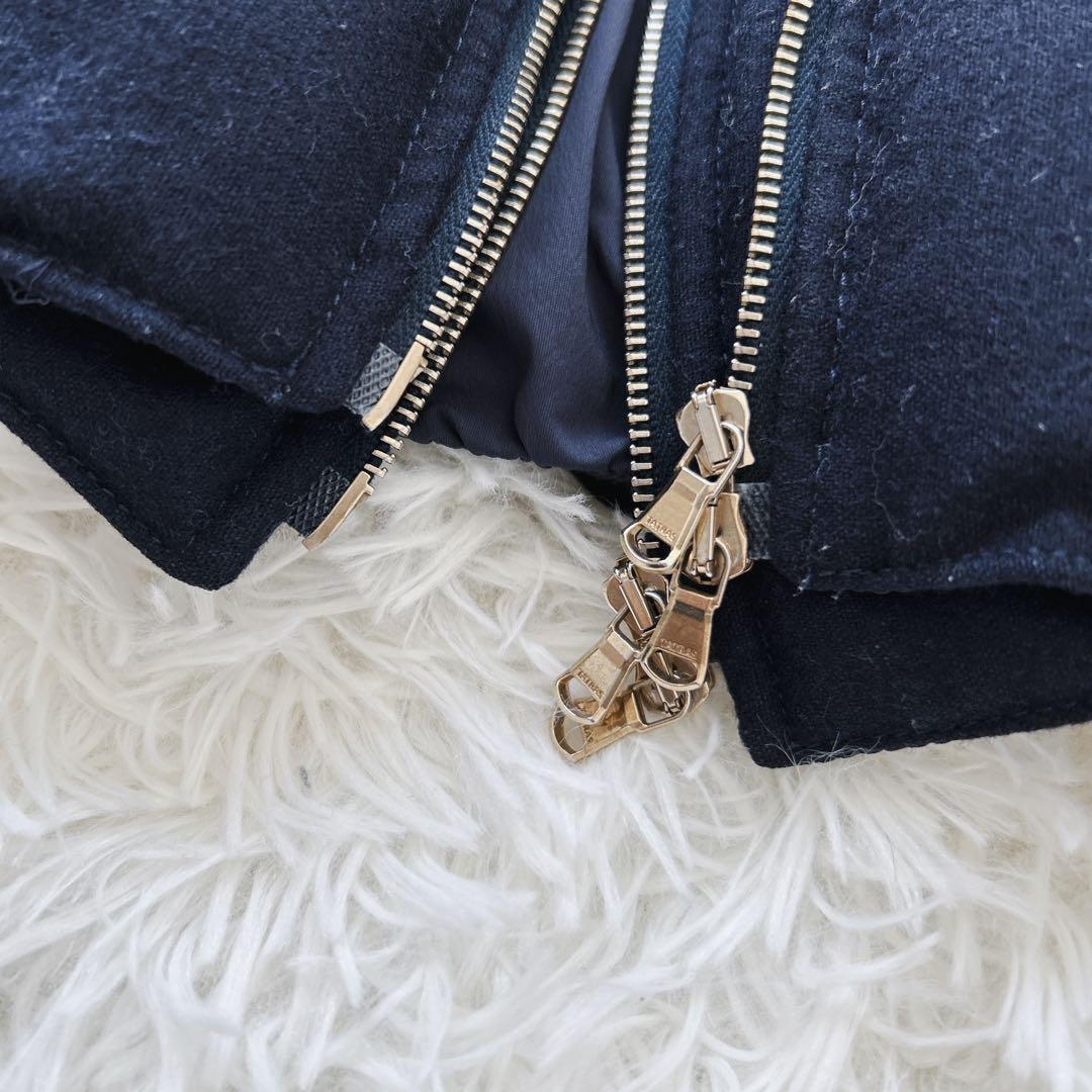 タトラス ダウンベスト L ファー カシミア混 LTA14A4188 ネイビー