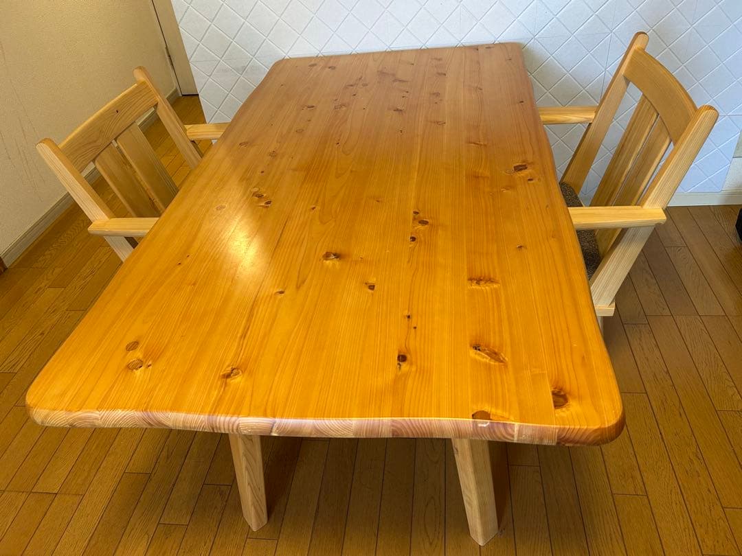 ☆ダイニングチェア 椅子　回転　アーム付き　肘置き　二脚目