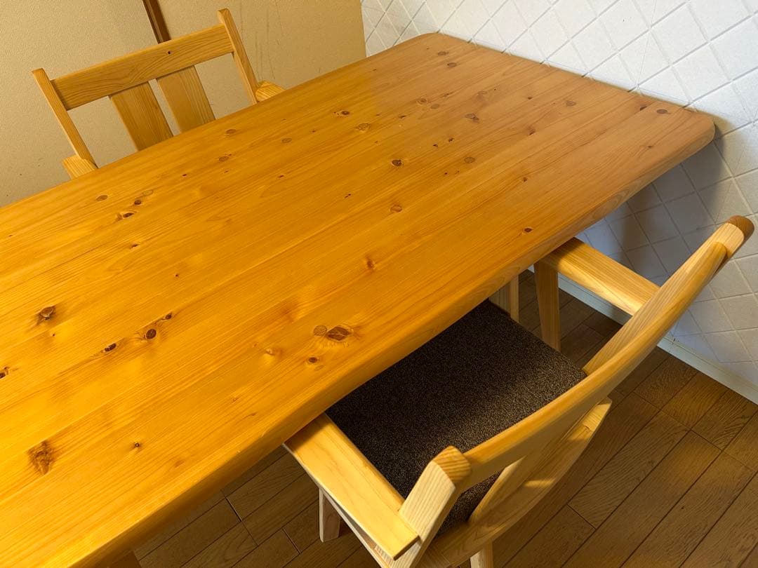 ☆ダイニングチェア 椅子　回転　アーム付き　肘置き　二脚目