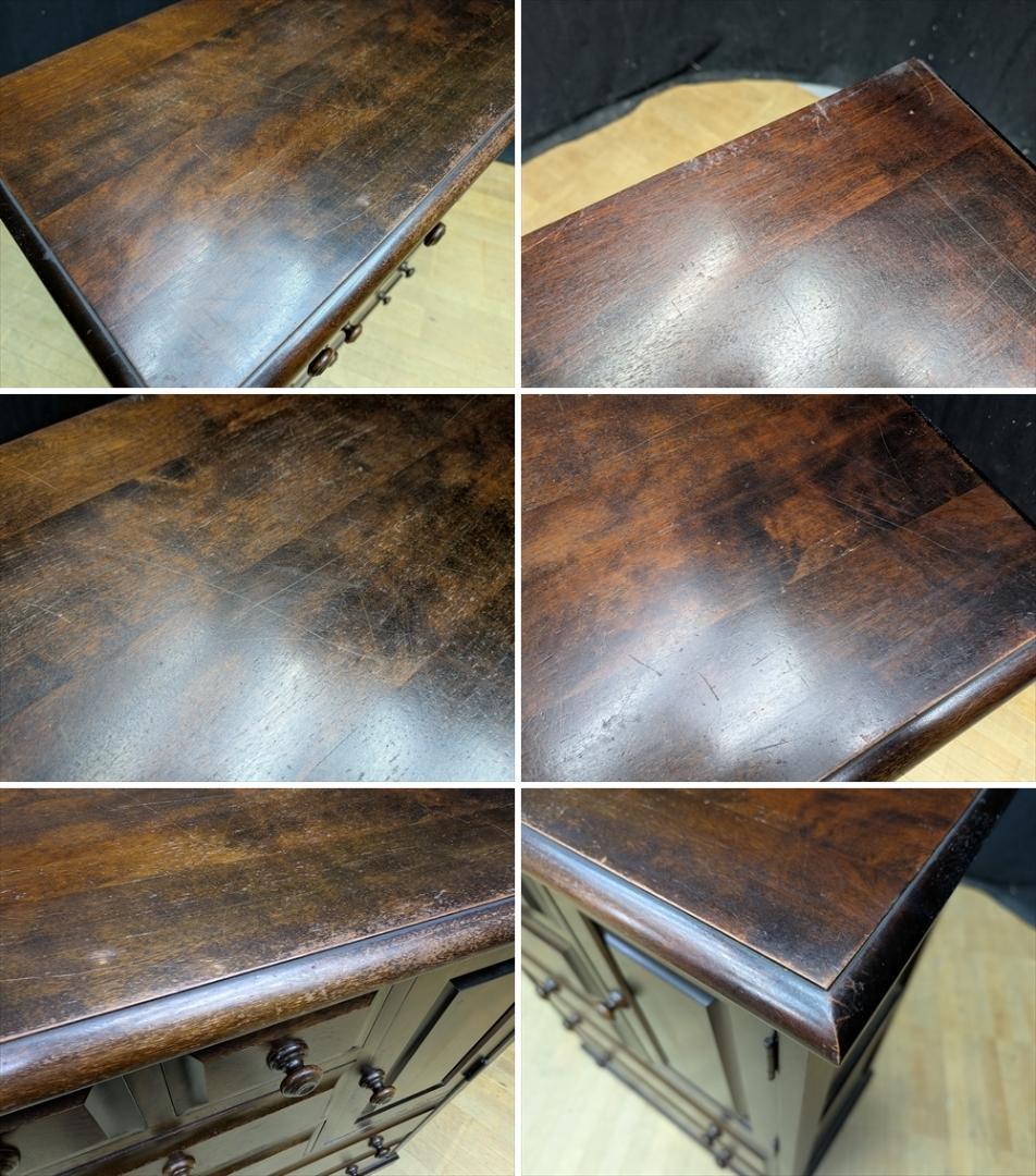 北海道民芸家具　樺　カバ材　無垢　小物箪笥　タンス　タンス　チェスト　引き出し