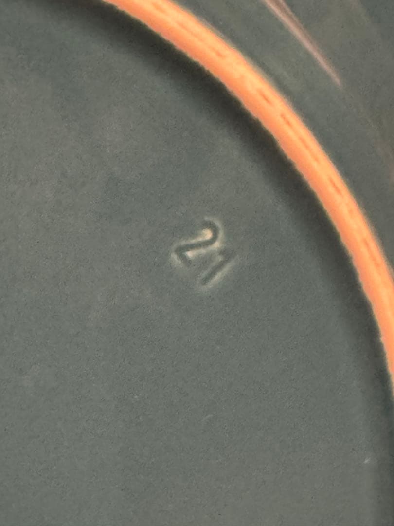 希少 廃番 イッタラ ティーマ プレート 21cm 2枚セット ペトロールブルー