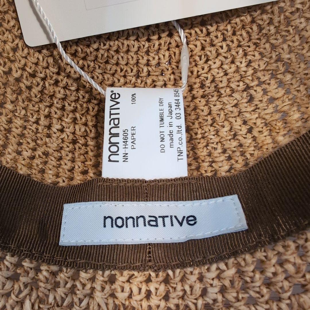 nonnative ノンネイティブ　FARMER HAT PAPER BRAID