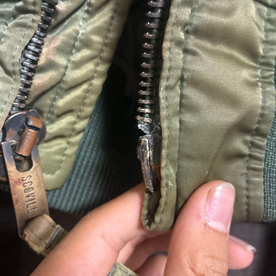 d*0様 60s-70s 米軍実物 CWU-45/P フライトジャケット SCO