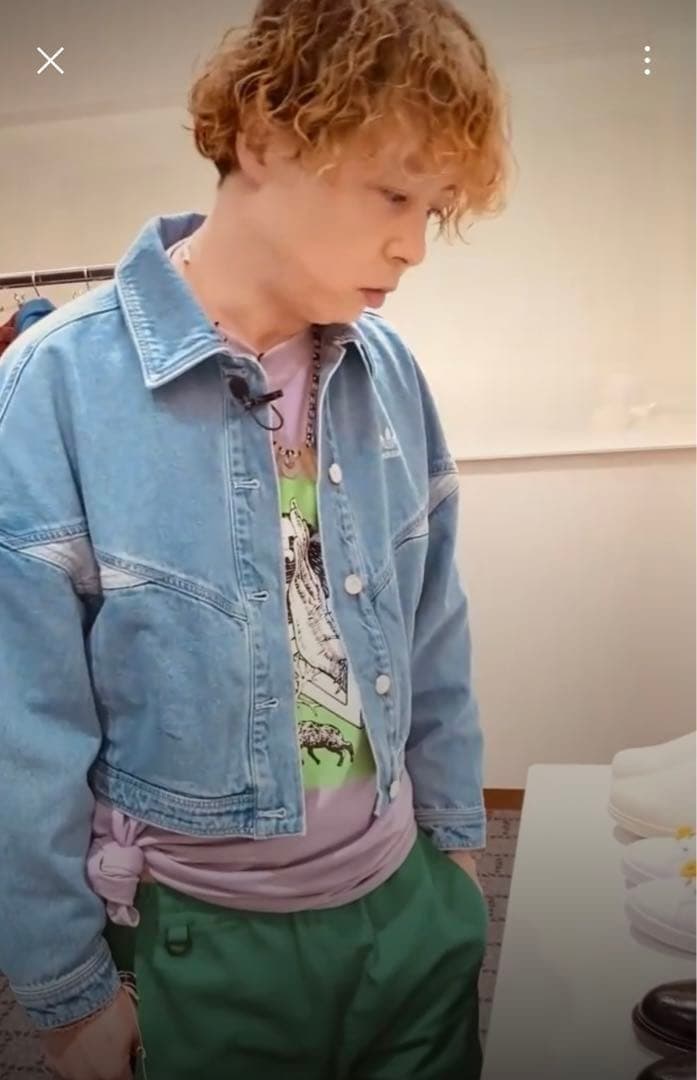 アディダス デニムジャケット XL