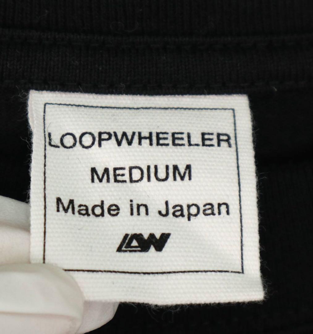 ループウィラー W337リラックスフィット ロングスリーブ　ブラック【M】