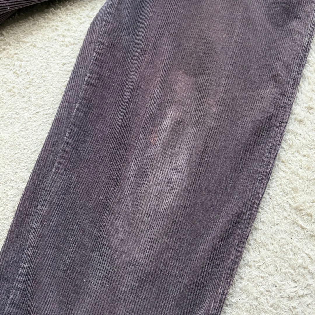 90s✨ポロラルフローレン コーデュロイパンツ ポロチノタグ 2タック パープル