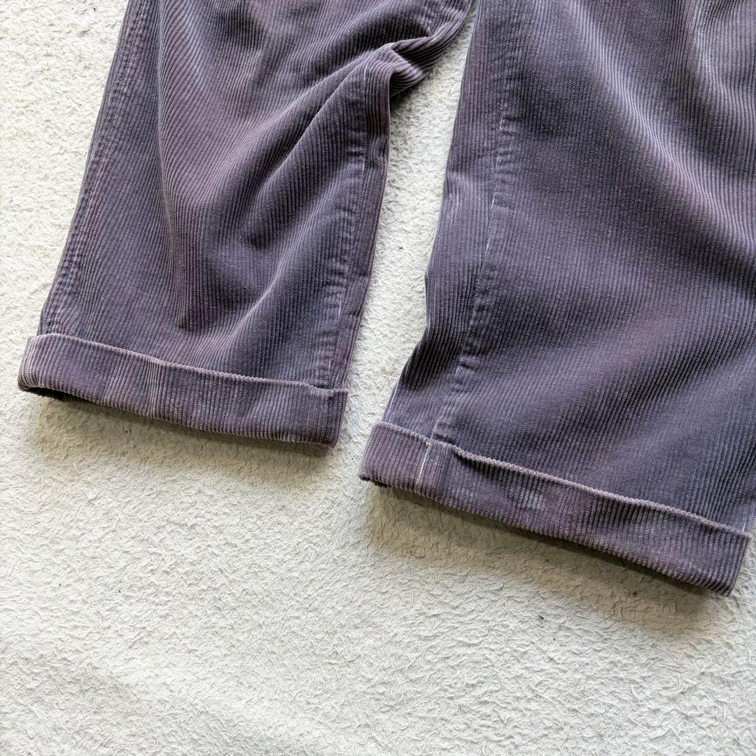 90s✨ポロラルフローレン コーデュロイパンツ ポロチノタグ 2タック パープル