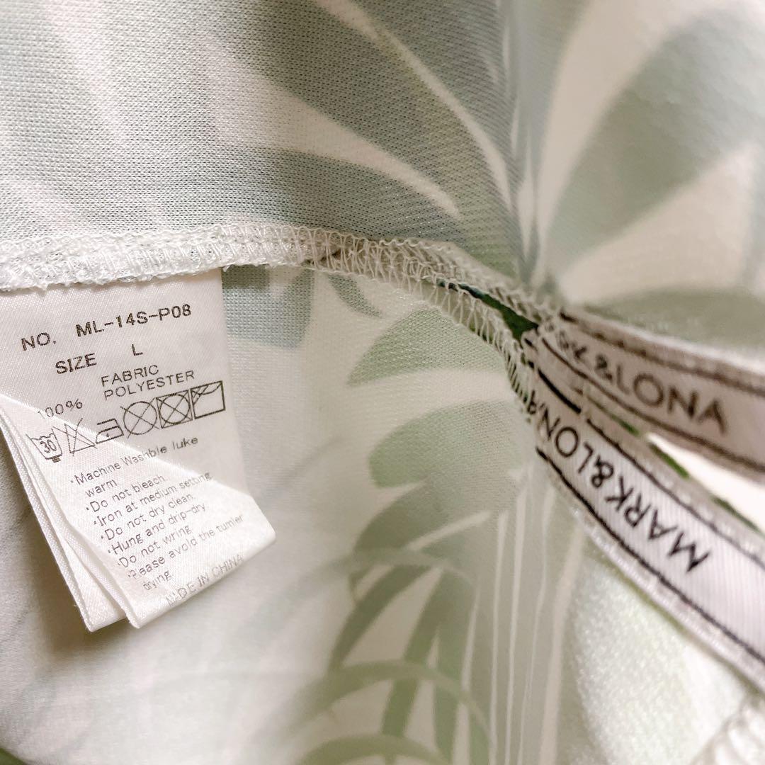 MARK&LONA ストレッチ　半袖　ポロシャツ　スカル　ラインストーン　刺繍