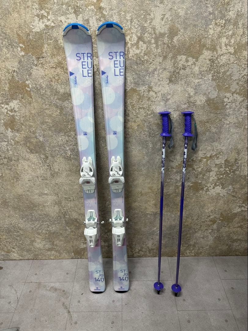 ⑰STREULE キッズスキー フルセット
