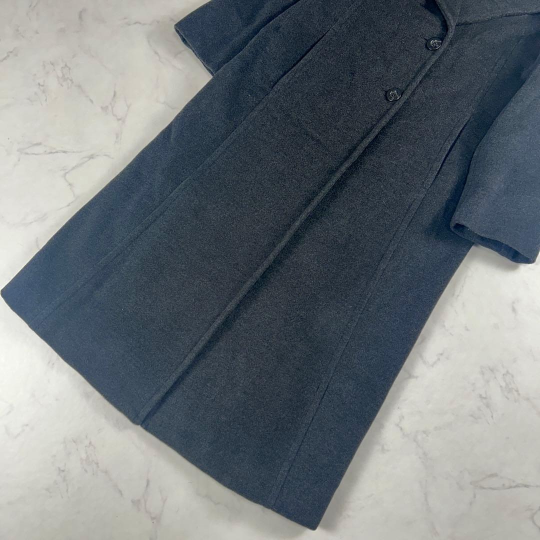 MAX&Co. マキシ丈チェスターコート アンゴラ×ヴァージンウール