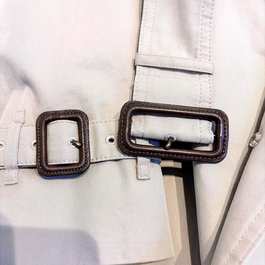 美品✨貴重4way 襟裏メガチェック バーバリーロンドン フォックスファー 36