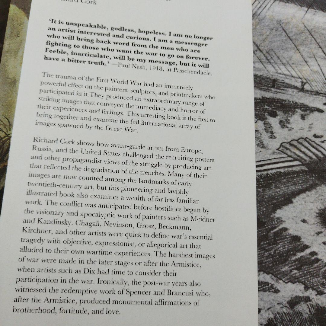 AVANT GARDE ART AND GREAT WAR CORK著