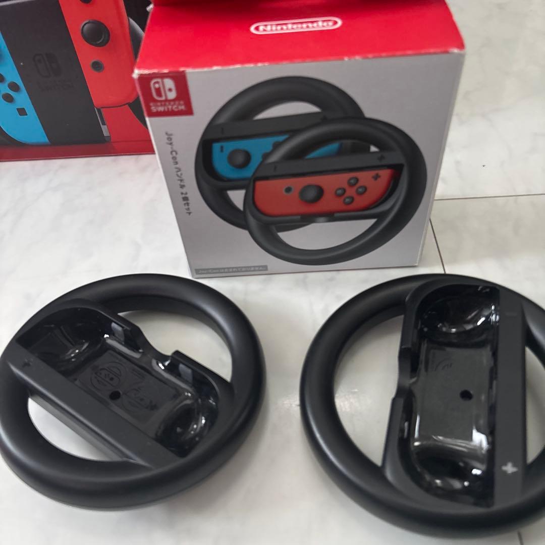 付属品多数Nintendo Switch本体 赤/青スプラ3ケースJoy-Con